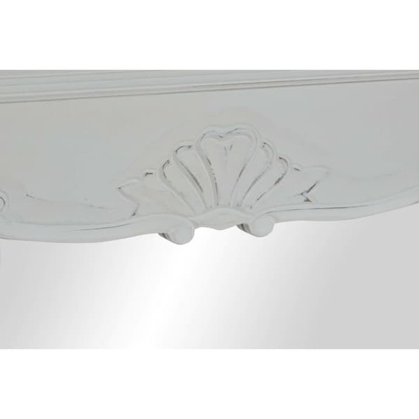 Väggspegel DKD Home Decor Vit Naturell 105 x 64 x 4,5 cm