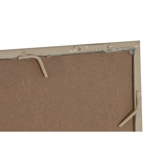 Vægspejl Home ESPRIT Beige Krystal Jern Spejl Vindue Scandi 90 x 1 x 120 cm