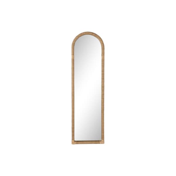 Vægspejl Home ESPRIT Natur Scandi 48,5 x 4,5 x 170 cm
