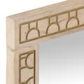 Miniatyrbilde 5 av 9: vidaXL Baderomsspeil 50x70x2,5 cm heltre mango og glass