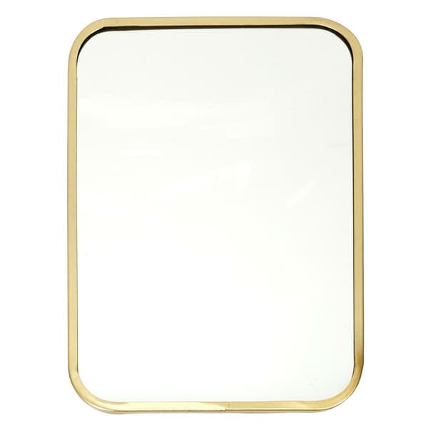 Arcilla guld rektangulært spejl
