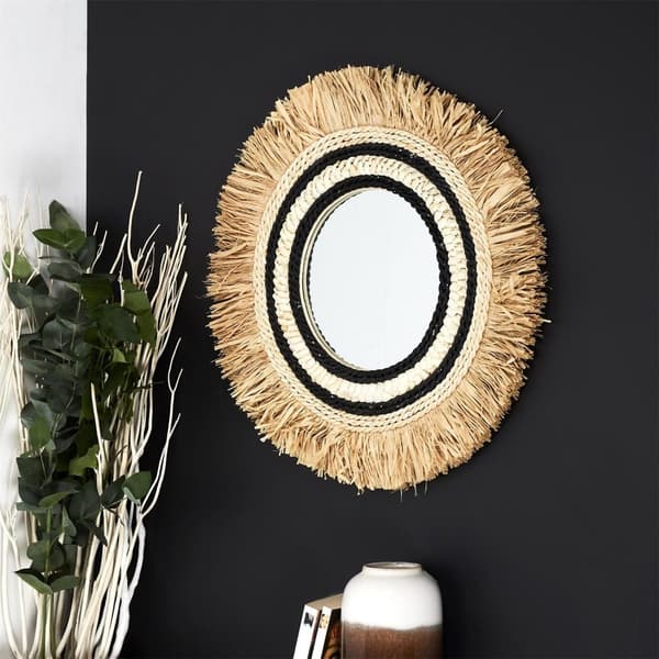 Kaya boho naturligt spejl