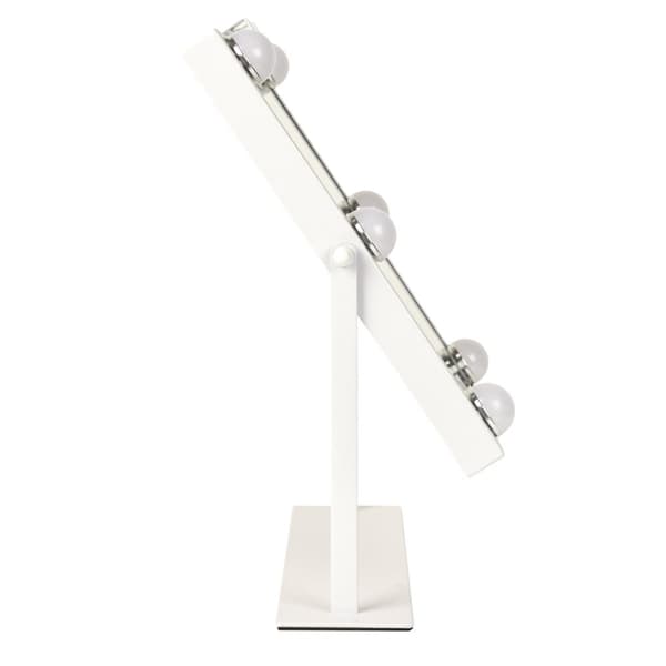 LED spejl med højttaler og oplader