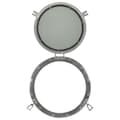 Miniatyrbillede 4 af 7: vidaXL koøjespejl diam. 50 cm væghængt aluminium og glas