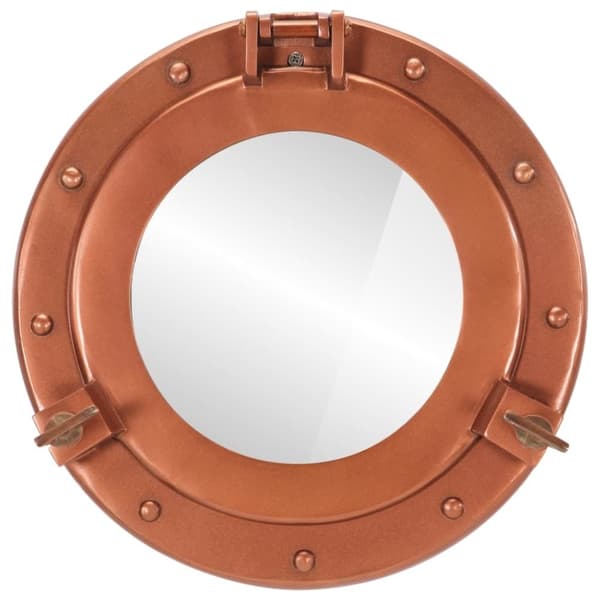 vidaXL koøjespejl diam. 30 cm væghængt aluminium og glas