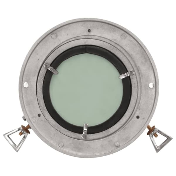 vidaXL Väggspegel Ø23 aluminium och glas