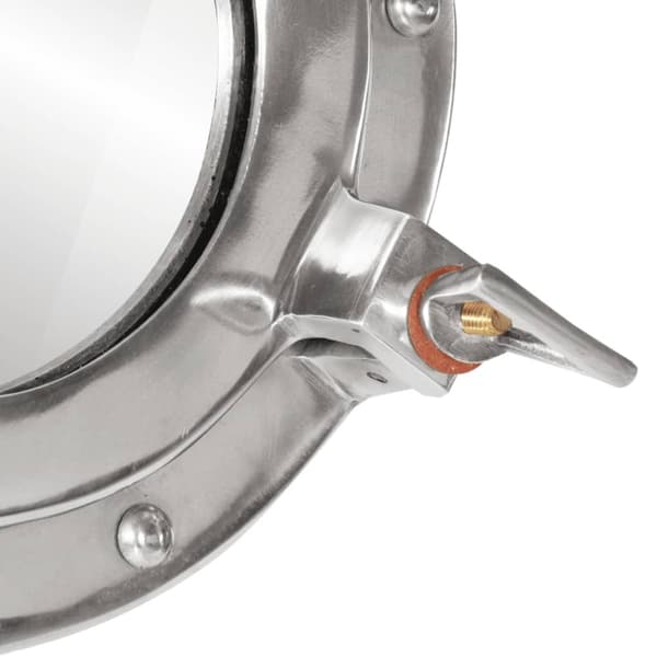vidaXL Väggspegel Ø23 aluminium och glas