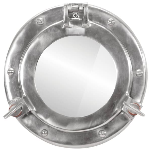 vidaXL koøjespejl diam. 23 cm væghængt aluminium og glas