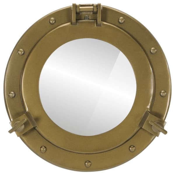 vidaXL koøjespejl diam. 30 cm væghængt aluminium og glas