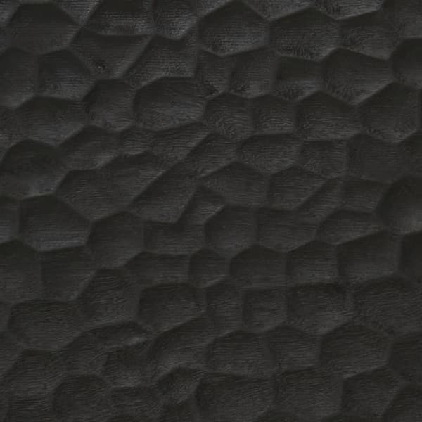 badeværelsesspejl 50x70x2,5 cm massivt mangotræ og glas sort