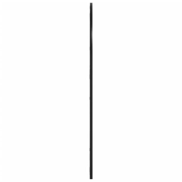 Seinäpeili musta 80x100 cm kaari rauta