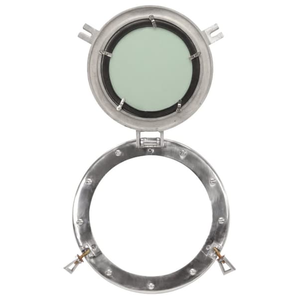 vidaXL koøjespejl diam. 30 cm væghængt aluminium og glas
