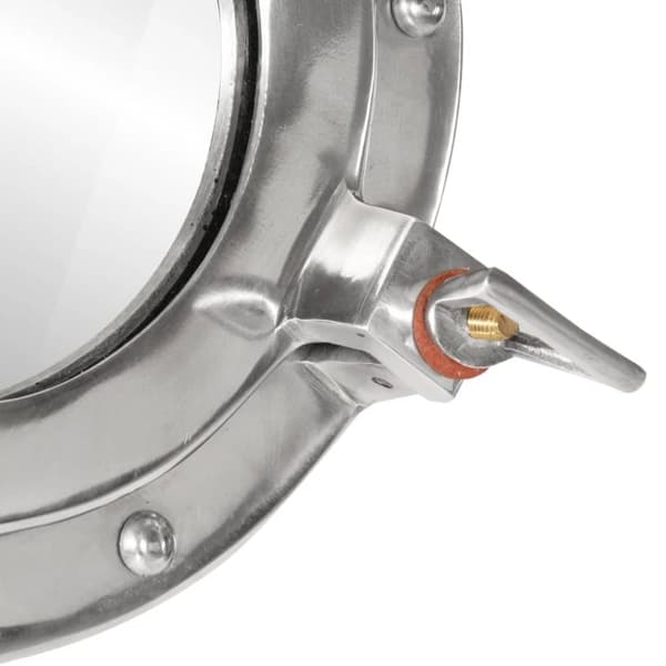 vidaXL koøjespejl diam. 30 cm væghængt aluminium og glas