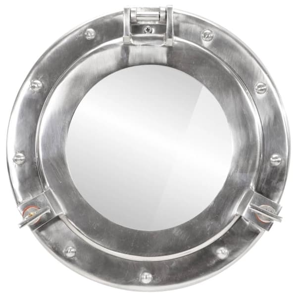 vidaXL koøjespejl diam. 30 cm væghængt aluminium og glas