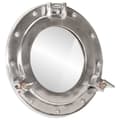 Miniatyrbilde 1 av 7: vidaXL Kuøyespeil vegghengt Φ30 cm aluminium og glass