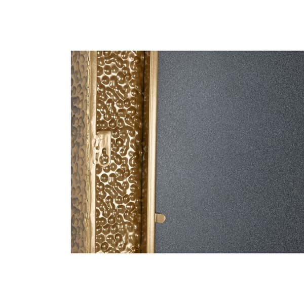 Väggspegel Home ESPRIT Gyllene Metall 80 x 6 x 180 cm