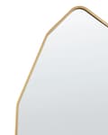 Miniatyrbilde 6 av 7: Stående Speil Gull Aluminiumsramme 49 x 165 cm med stativ Uregelmessig Form Innrammet Full Lengde Moderne Design