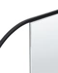 Miniatyrbild 5 av 5: Väggspegel Metall Svart 40 x 120 cm Väggmonterad Dekorativ Spegel Modern Stil Hängande Dekor