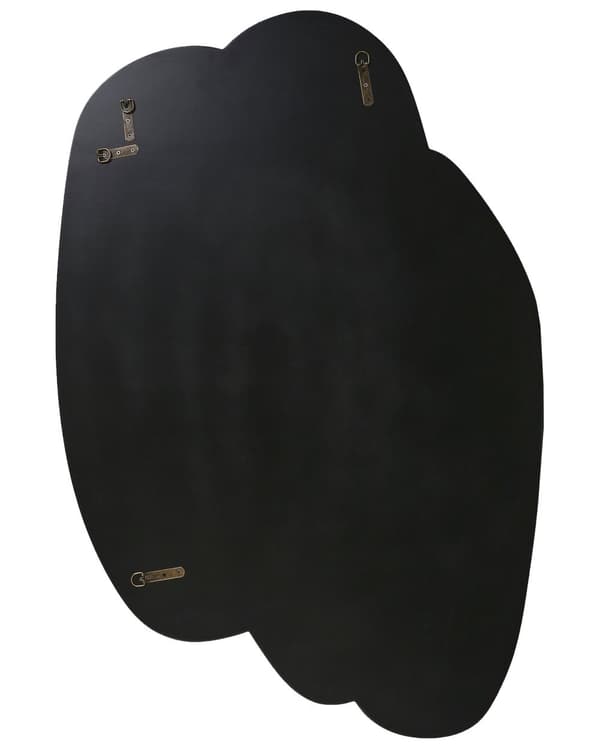 Seinäpeili valkoinen 80 x 117 cm marmoriefekti seinälle ripustettava moderni tyyli
