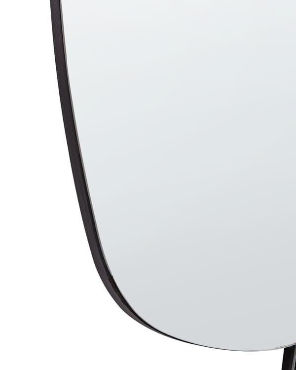 Veggspeil Sølv 80 x 120 cm Oval form Moderne design Dekorativt Tilbehør Speil Veggdekor