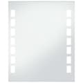Miniatyrbillede 3 af 9: vidaXL LED-vægspejl til badeværelset 50x60 cm -  Spejle