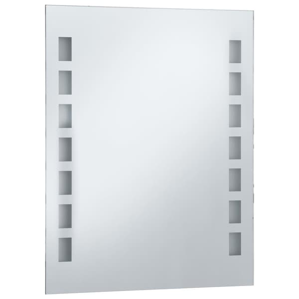 vidaXL LED-vægspejl til badeværelset 50x60 cm -  Spejle