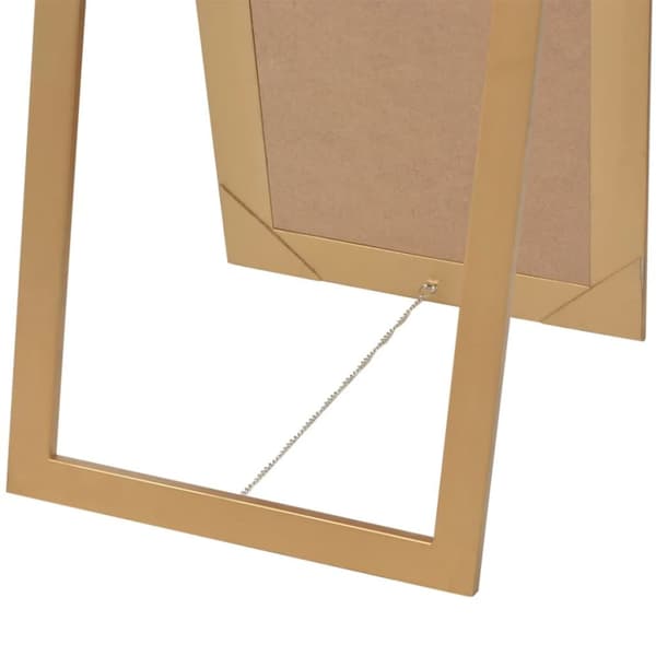 vidaXL fritstående spejl 160x40 cm barokstil guldfarvet -  Spejle