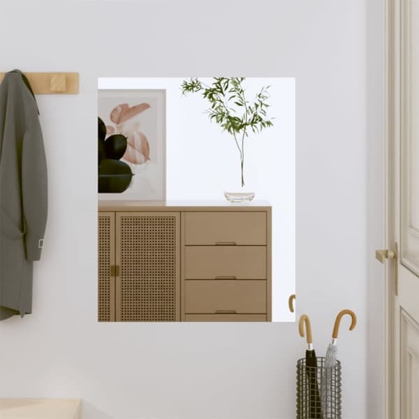 vidaXL vægspejl 50x60 cm rektangulær glas -  Spejle