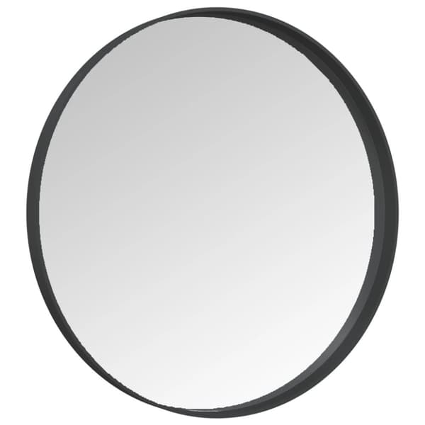 vidaXL Väggspegel svart 50 cm -  Speglar