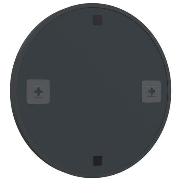 vidaXL Väggspegel svart 50 cm -  Speglar
