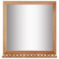 Miniatyrbild 3 av 8: vidaXL Badrumsspegel 60x12x62 cm massivt valnötsträ -  Speglar