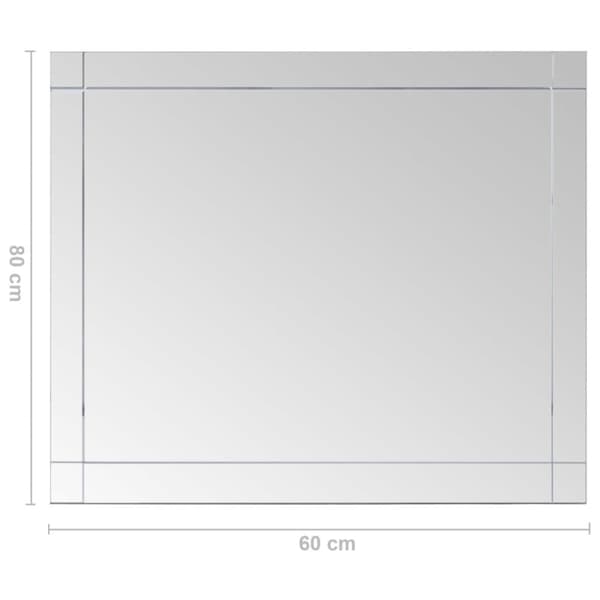 vidaXL Seinäpeili 80x60 cm lasi -  Peilit