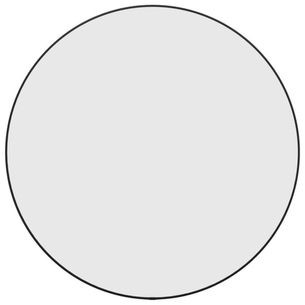 vidaXL Seinäpeili musta Ø 60 cm pyöreä -  Peilit