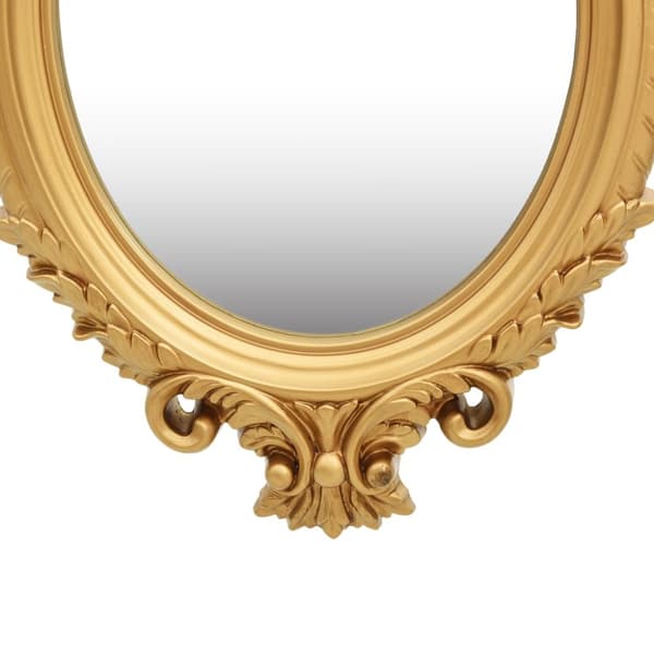 vidaXL Väggspegel slottsstil 56x76 cm guld -  Speglar