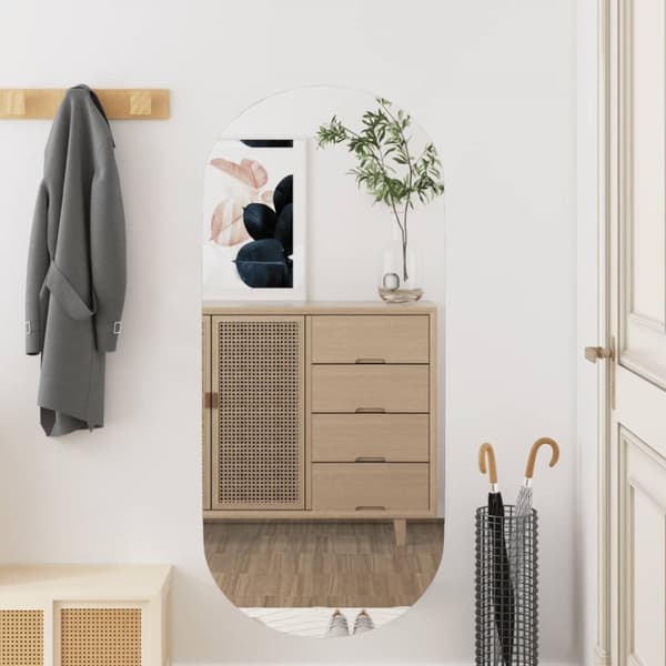 vidaXL vægspejl 40x90 cm ovalt glas -  Spejle