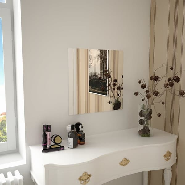 vidaXL vægspejl 50 x 50 cm firkantet glas -  Spejle