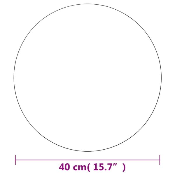 vidaXL Väggspegel rund 40 cm glas -  Speglar