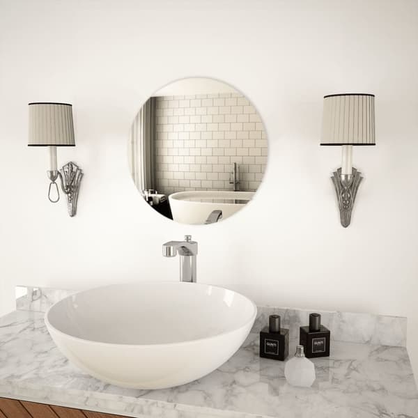 vidaXL Väggspegel rund 40 cm glas -  Speglar