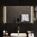 Miniatyrbillede 2 af 6: vidaXL badeværelsesspejl med LED-lys 80x50 cm -  Spejle