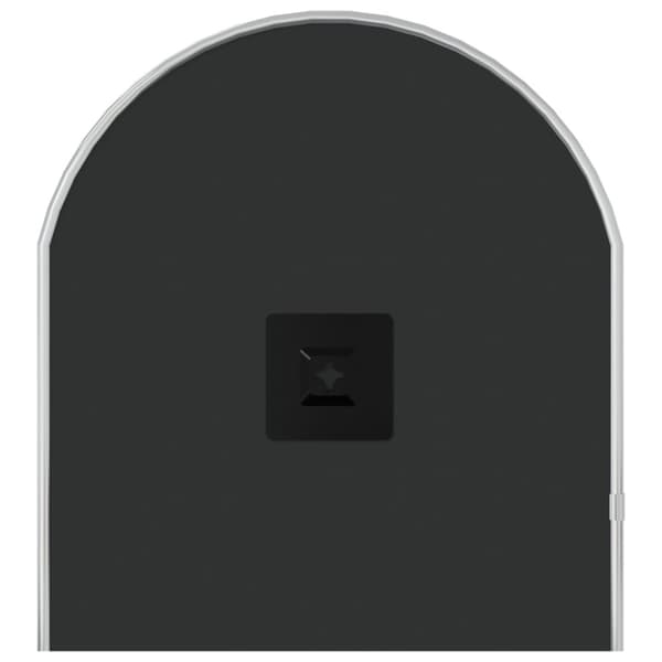 vidaXL vægspejl 70x30 cm oval sølvfarvet -  Spejle