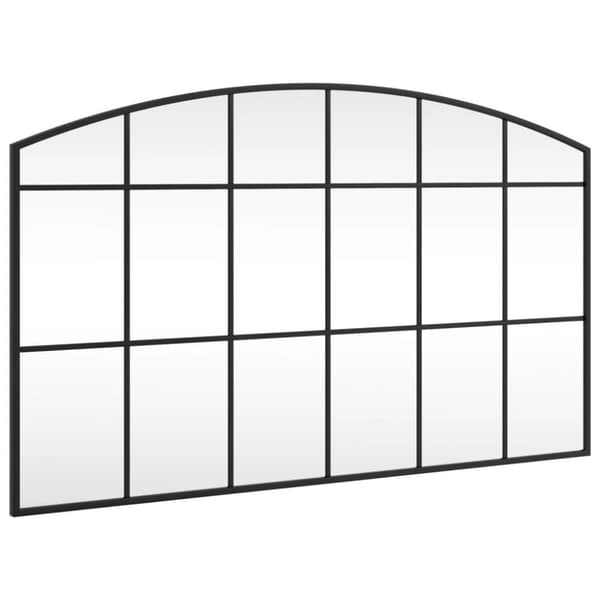 vidaXL Seinäpeili musta 100x60 cm kaari rauta -  Peilit