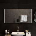 Miniatyrbild 4 av 6: vidaXL Badrumsspegel LED 100x50 cm -  Speglar