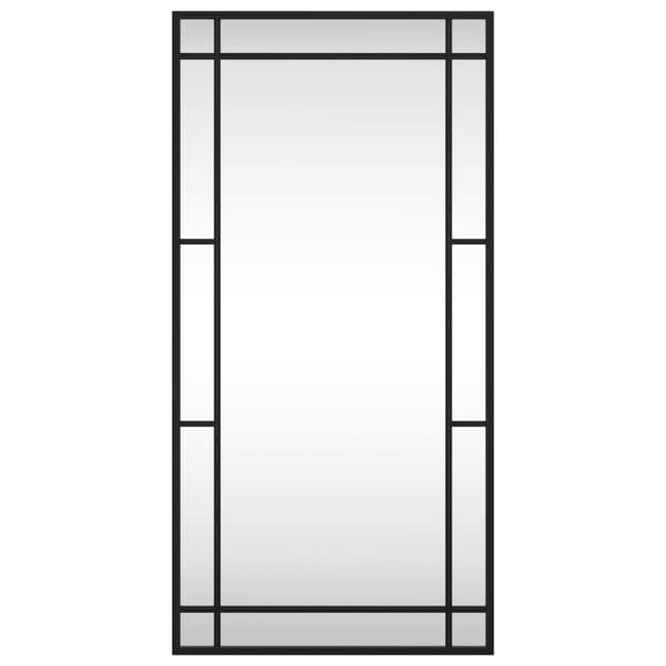 vidaXL Seinäpeili musta 40x80 cm suorakulmio rauta -  Peilit