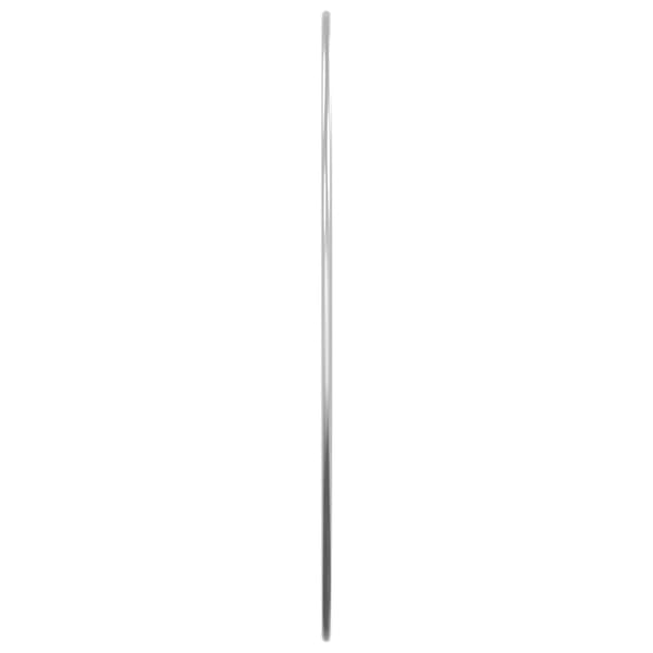 The Living Store vægspejl Ø 50 cm rund sølvfarvet -  Spejle