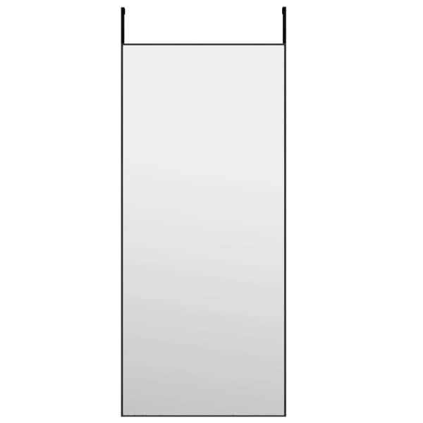 The Living Store dørspejl 40x100 cm glas og aluminium sort -  Spejle