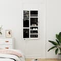 Miniatyrbillede 4 af 11: The Living Store væghængt spejlskab med LED-lys hvid -  Spejle