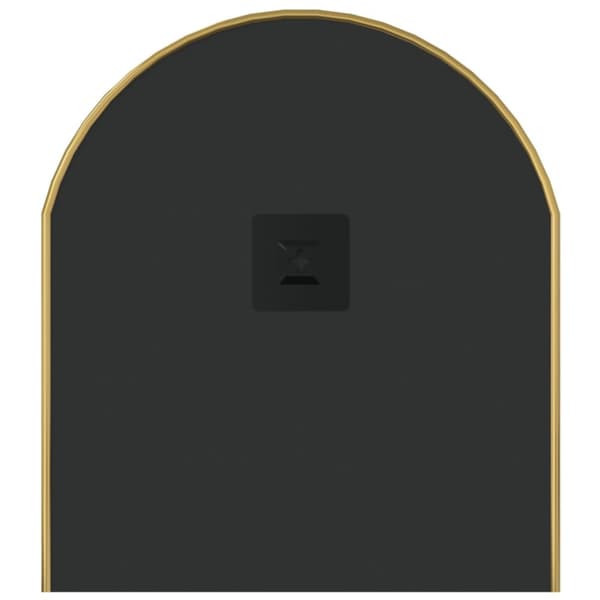 The Living Store vægspejl 80x35 cm oval guldfarvet -  Spejle