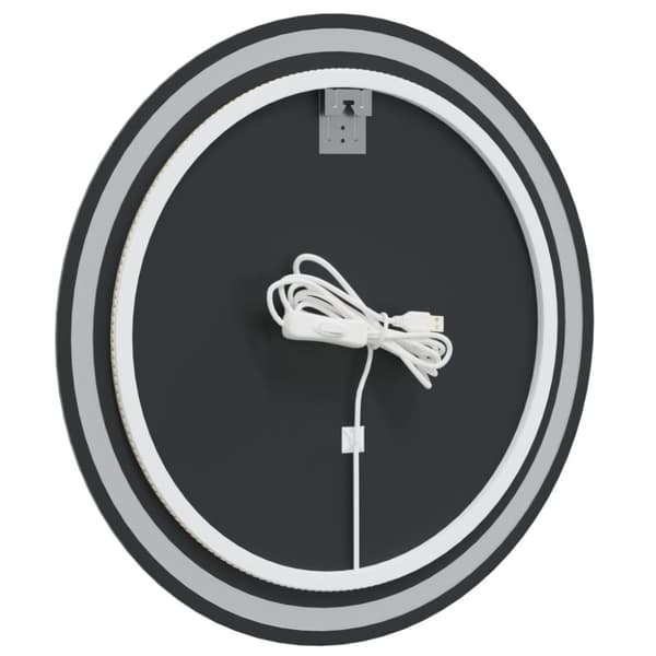 The Living Store badeværelsesspejl med LED-lys 70 cm rundt -  Spejle
