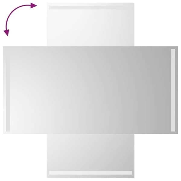 The Living Store Badrumsspegel LED 50x100 cm -  Speglar