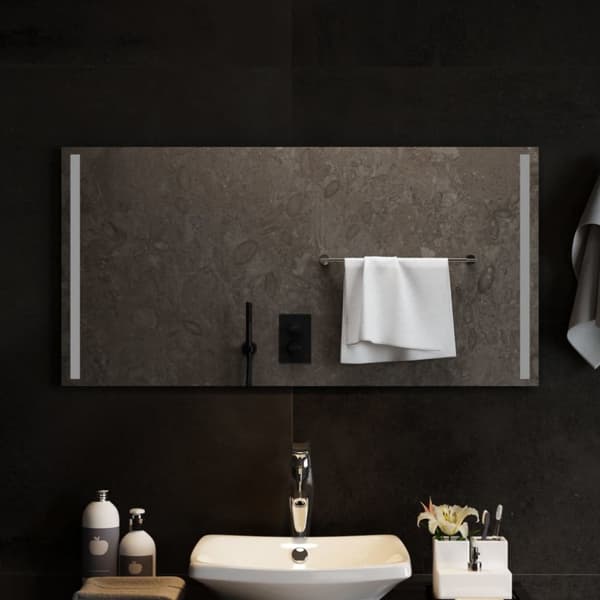 The Living Store Badrumsspegel LED 100x50 cm -  Speglar
